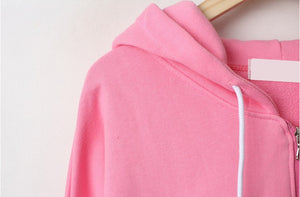 クロップ ZIP HOODIE パーカー